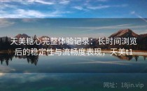 天美糖心完整体验记录：长时间浏览后的稳定性与流畅度表现，天美t1