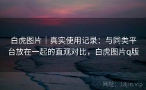 白虎图片｜真实使用记录：与同类平台放在一起的直观对比，白虎图片q版