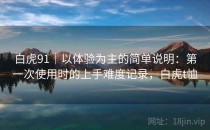 白虎91｜以体验为主的简单说明：第一次使用时的上手难度记录，白虎t恤