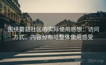 围绕蘑菇社区的实际使用感想：访问方式、内容分布与整体使用感受