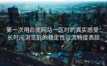 第一次用白虎网站一区时的真实感受：长时间浏览后的稳定性与流畅度表现