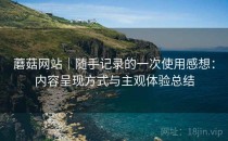 蘑菇网站｜随手记录的一次使用感想：内容呈现方式与主观体验总结
