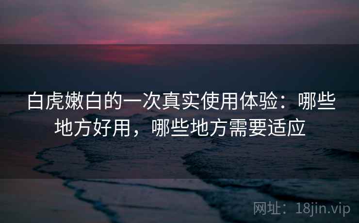 白虎嫩白的一次真实使用体验：哪些地方好用，哪些地方需要适应  第2张