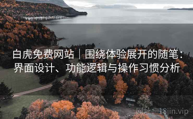 白虎免费网站｜围绕体验展开的随笔：界面设计、功能逻辑与操作习惯分析  第2张