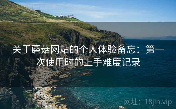 关于蘑菇网站的个人体验备忘：第一次使用时的上手难度记录  第2张