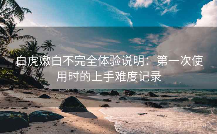 白虎嫩白不完全体验说明：第一次使用时的上手难度记录  第2张