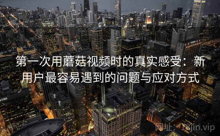 第一次用蘑菇视频时的真实感受:新用户最容易遇到的问题与应对方式 第2张 第一次用蘑菇视频时的真实感受:新用户最容易遇到的问题与应对方式 第2张