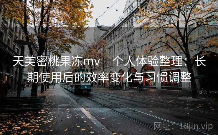 天美密桃果冻mv｜个人体验整理：长期使用后的效率变化与习惯调整  第2张