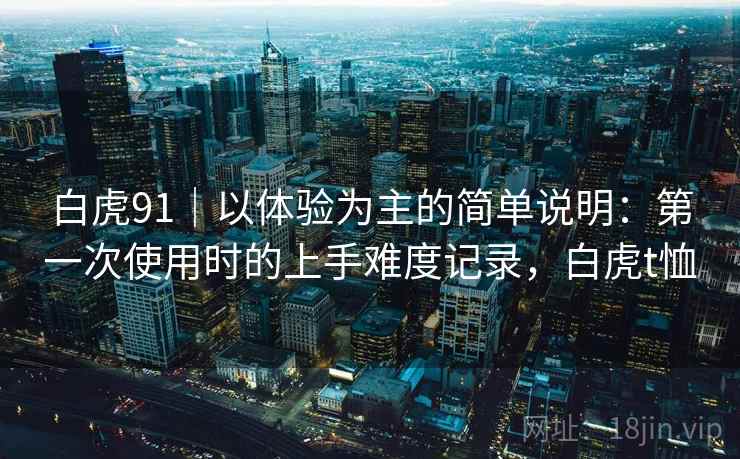 白虎91|以体验为主的简单说明:第一次使用时的上手难度记录,白虎t恤 第2张 白虎91|以体验为主的简单说明:第一次使用时的上手难度记录,白虎t恤 第2张