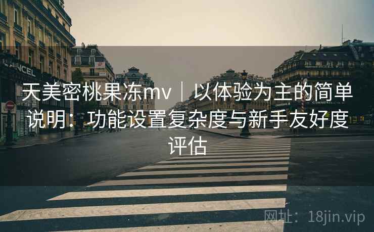 天美密桃果冻mv|以体验为主的简单说明:功能设置复杂度与新手友好度评估 第2张 天美密桃果冻mv|以体验为主的简单说明:功能设置复杂度与新手友好度评估 第2张